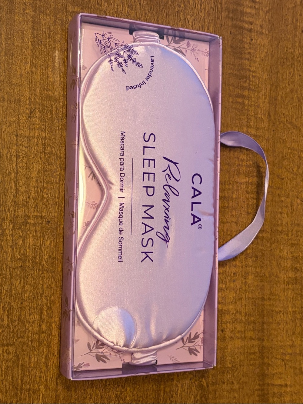 CALA Relaxing Sleep Mask in Lavender Pink